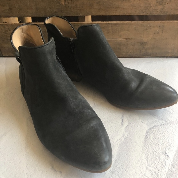 Paul Green Slate Gray Ankle Booties 37 - Picture 3 of 8